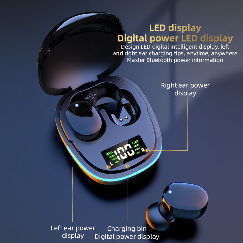 G9S Bluetooth 5.1 Wireless Earphones Digital Display TWS Touch Waterproof Music Gaming Headsets with LED Breathing Light G9S Bluetooth 5.1 Wireless Earphones Digital Display TWS Touch Waterproof Music Gaming Headsets with LED Breathing Light
